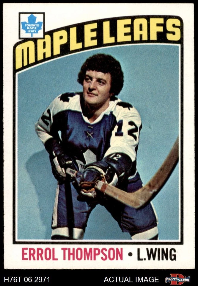 1976 Topps #259 Errol Thompson Maple Leafs 7.5 - NM+ - Image 1 of 1