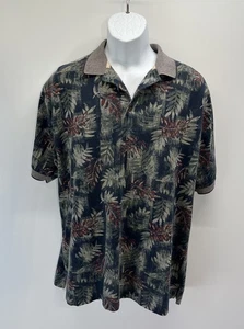 Vintage Y2K Keeler Bay Multicolored Knit Polo Dress Shirt Size Medium - Picture 1 of 7