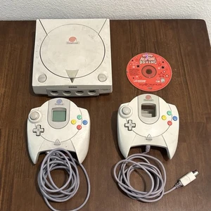 Console Sega Dreamcast hkt3020 con 2 controller OEM e 2 Rumble Boxing pronti - Foto 1 di 11