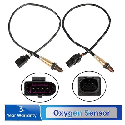 2Pc Oxygen Sensor Up&Downstream For 09-2015 VW Tiguan Sport Utility 4-Door 2.0L - Image 1 of 4