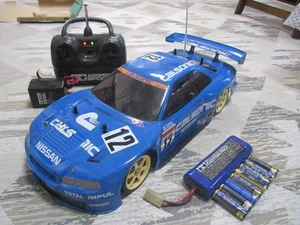 TL01 Calsonic Skyline RC Car 1/10 Tamiya Nissan G, ready to run, age 13+ - Picture 1 of 10