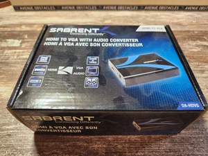 Sabrent DA-HDVG Video Converter HDMI to VGA w/ Audio Converter Unit In Box Only - Bild 1 von 2