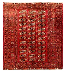 Toller handgeknüpfter Vintage afghanischer turkmenischer Moori Wolle Vorleger 6 x 4 Fuß - Bild 1 von 14