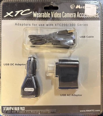 Midland "XTC Wearable Video Camera Accessories" (XTAVP4 Value Pack) - Image 1 of 2
