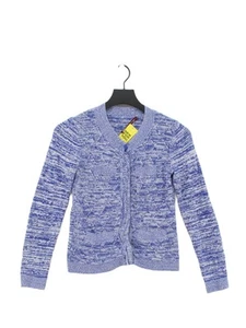 Comptoir Des Cotonniers Women's Cardigan S Blue 100% Cotton Crew Neck Cardigan - Picture 1 of 7