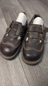 Vtg Dr. Martens Women's 7 L Y2K CATE Brown Leather Mary Jane 90s Grunge Timeless - Picture 1 of 5