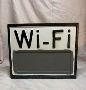 WIFI PASSWORD SIGN - CHALKBOARD ERASABLE - Picture 1 of 4