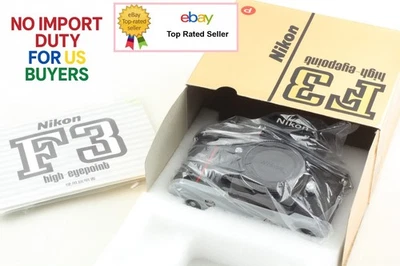 [Almost Unused Box] Nikon F3 P F3P Press HP 35mm SLR Film Camera Body From japan - Image 1 of 4