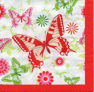 4 Servietten Napkins Serviettentechnik Motivservietten Schmetterling (1116)  - Picture 1 of 2