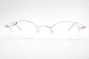 Vintage Alpina Seriousfun SF429 A4027221 48[]20 140 Silber oval Brille NOS - Bild 1 von 6