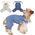 Pyjama canin, combinaison pour chiot 100 % coton sangle étoile, gilet pour animaux de compagnie, vêtements pour chiots, manteau pour chat