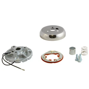 3-Hole Steering Wheel Polished Hub Adapter for Ford Trucks/Vans/Bronco 69-91 - Picture 1 of 1