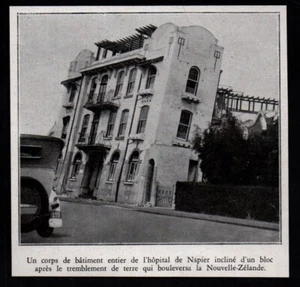 1931  --  NOUVELLE ZELANDE BATIMENT DE L HOPITAL NAPIER TREMBLEMENT TERRE  3R252 - Imagen 1 de 1