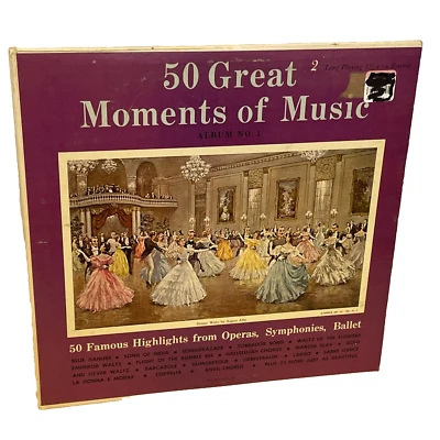 50 Great Moments Of Music (Album No. 1)(Vinyl, 2x LP) Vox Productions GM 3 VG+ - Image 1 of 4