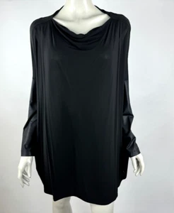 Bryn Walker Damien Tunic Top Women L EUC Long Dolman Sleeve Oversized Boat Neck - Picture 1 of 14
