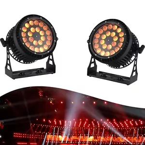 2er Pack RGBWAUV LED Par Licht LED 24*18W Super Par für Show Event Konzert Bühne - Bild 1 von 7