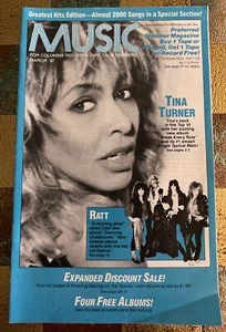 1987 COLUMBIA RECORD TAPE CLUB MAGAZINE Tina Turner MUSIC Madonna Ratt Simon - Picture 1 of 23