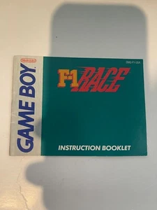 GameBoy F1 Race GameBoy Nintendo nur Anleitung Game Boy - Bild 1 von 2