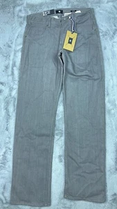 DC Shoes Jeans Mens 28x30 Gray Relaxed Straight Leg - Picture 1 of 12