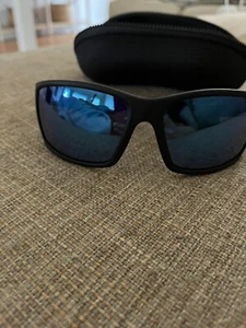 NIB Costa Del Mar REEFTON Blue Mirror Polarized Glass Rectangular Men's - Picture 1 of 4
