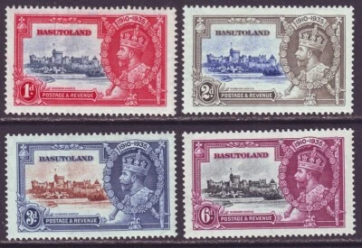 Basutoland 1935 SC 11-14 MH Set Silver Jubilee - Image 1 of 3