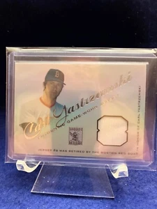 2001 Topps Trbute Retired Jersey Carl Yastrzemski RJCY HOF - Picture 1 of 2