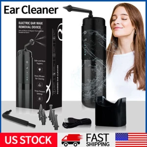 Electric Cordless Vacuum Ear Cleaner Wax Remover Safety Painless Cleaning Device - Picture 1 of 12