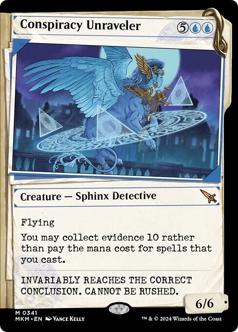 Showcase CONSPIRACY UNRAVELER (#341) mtg NM-M Murders at Karlov Manor Mythic - Image 1 of 1