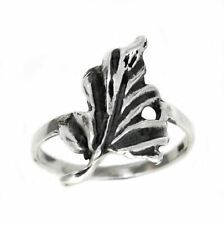 Sterling Silver Organic Leaf Ring