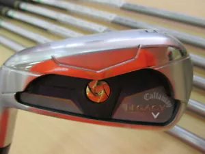 LEFT-HANDED 2012 CALLAWAY LEGACY 7PC SR-FLEX IRONS SET GOLF CLUBS - Picture 1 of 5
