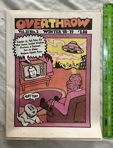 Vol. 1989 10 Nr. 2 Sturzzeitung Extreme Verschwörung UFO Marihuana Poster - Bild 1 von 3