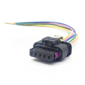 5-Pin MAF Mass Air Flow Sensor Connector Pigtail Fit For BMW 2006-2016 74-50082 - Foto 1 di 7