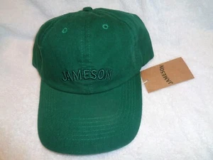 JAMESON WHISKEY HAT / BASEBALL CAP - GREEN / GREEN - BRAND NEW! - Picture 1 of 7