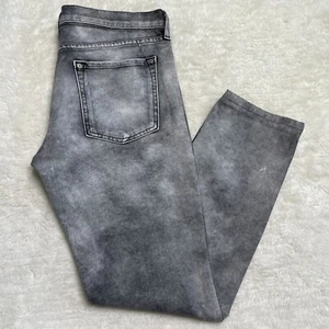VINCE Women's Gray Bleached Cotton Skinny Jeans Size 31x27" - Picture 1 of 8