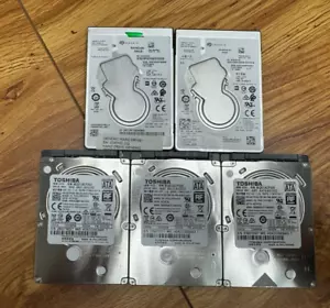 ¡PACK DE 5! Disco duro, SATA, 2,5" pulgadas, disco duro de 500 GB, forma delgada 7 mm Seagate/WD/Toshiba - Imagen 1 de 11