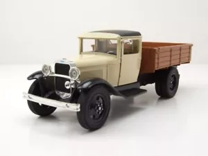 Modellino auto Ford Model AA Pick Up 1931 crema 1:24 Motormax - Foto 1 di 9