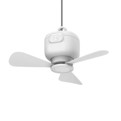 USB Small Ceiling Fan Camping 3 Speed Portable Outdoor Hanging Dorm Fan - Image 1 of 4