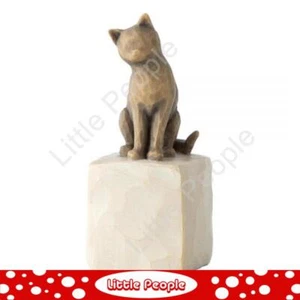 Willow Tree - Figurine Love My Cat (Dark) Collectable Gift - Picture 1 of 2