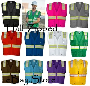 Kishigo EV Series Enhanced Visibility Multi-Pocket Mesh Safety Vest B100-111 - Picture 1 of 21