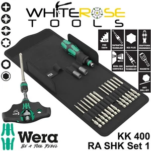 Wera Schraubendreher-Satz T-Griff 1/4" Sechskant KK 400 RA SHK Satz 1 19tlg PH PZ PZ/S TX - Bild 1 von 12