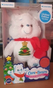 NEW SEALED Care Bears White CHRISTMAS WISHES BEAR Limited Edition 2020 only 5000 - Picture 1 of 7