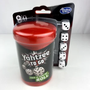 Yahtzee To Go Travel Dice Hasbro Game Brand New Factory Sealed Stocking Stuffer - Picture 1 of 7