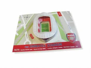 Birthday Card Arsenal FC Emirates Stadium Gunners 3D Pop Up Birthday Card - Picture 1 of 7