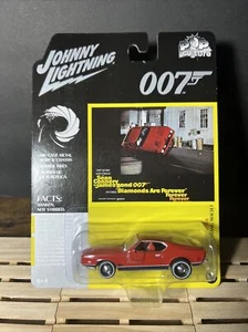 Johnny Lightning 1:64 James Bond 007 1971 Ford Mustang Red Sean Connery - Picture 1 of 2
