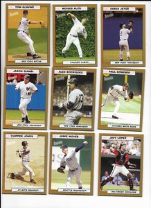 2005 Bazooka GOLD CHUNKS Pick-A-Parallel Glavine Jeter Chipper Griffey Melkey ++