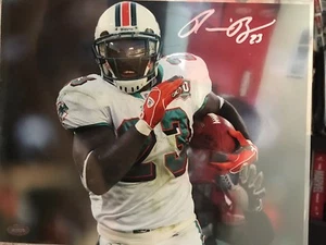 Ronnie Brown Signed Miami Dolphins 8x10 Photo Mounted Memories - Picture 1 of 5