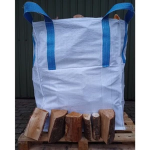 Brennholz-Mix aus Eiche, Buche, Birke & Erle | Big Bag von 1,0 SRM | 25cm - Bild 1 von 3