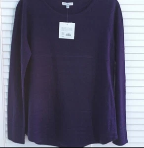 Women's  Croft & Barrow soft deep purple cable sweater size Small - Picture 1 of 5