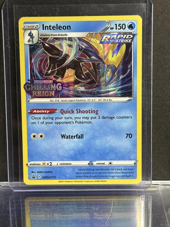SWSH: Sword & Shield Promo Cards #SWSH113 Inteleon - Image 1 of 1