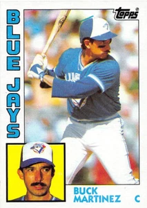 Tarjeta de béisbol Buck Martinez 1984 Topps 179 Toronto Blue Jays - Imagen 1 de 2